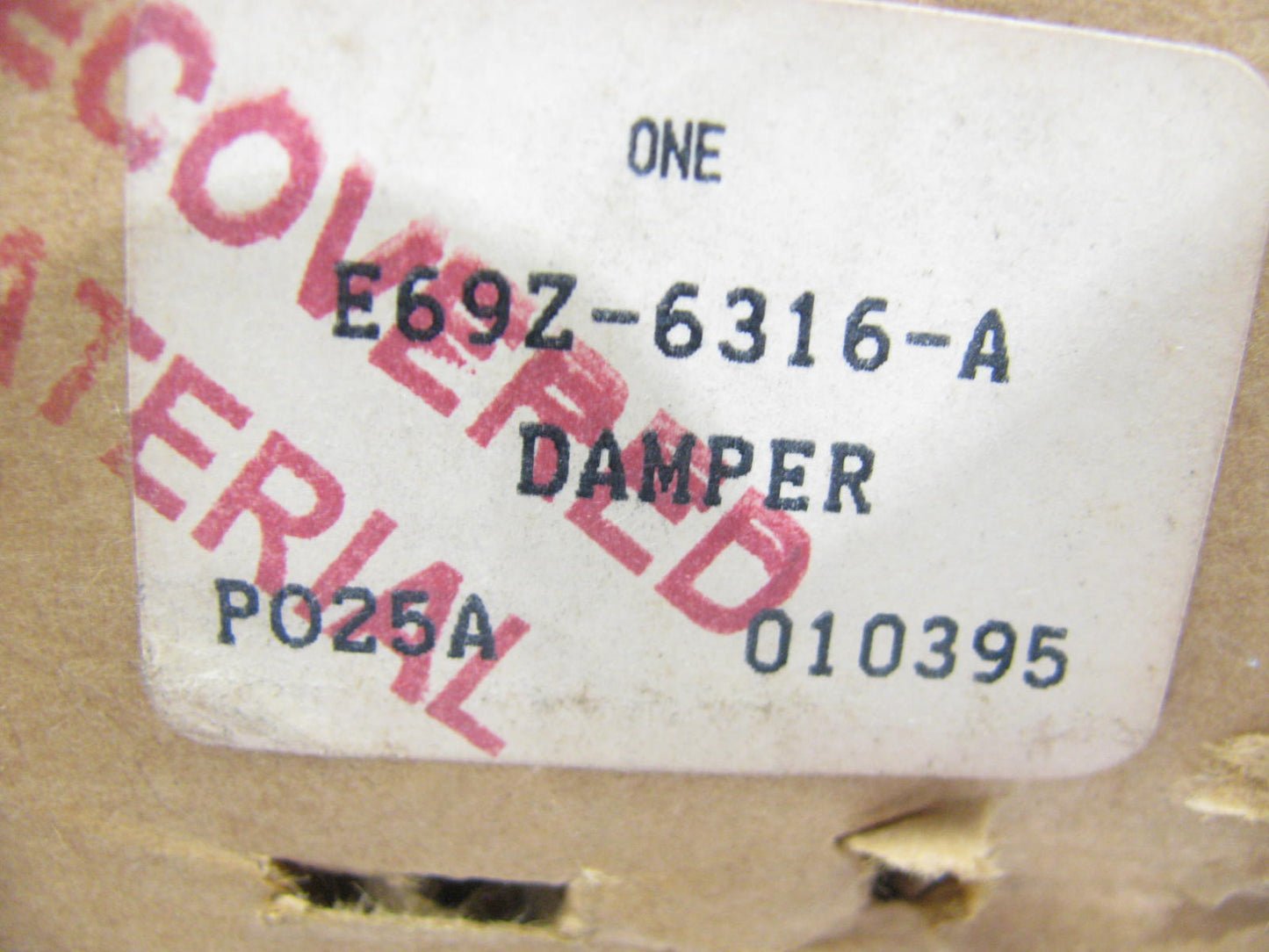 NEW - OEM Ford Engine Crankshaft Damper Harmonic Balancer 1986 Aerostar 2.8L V6