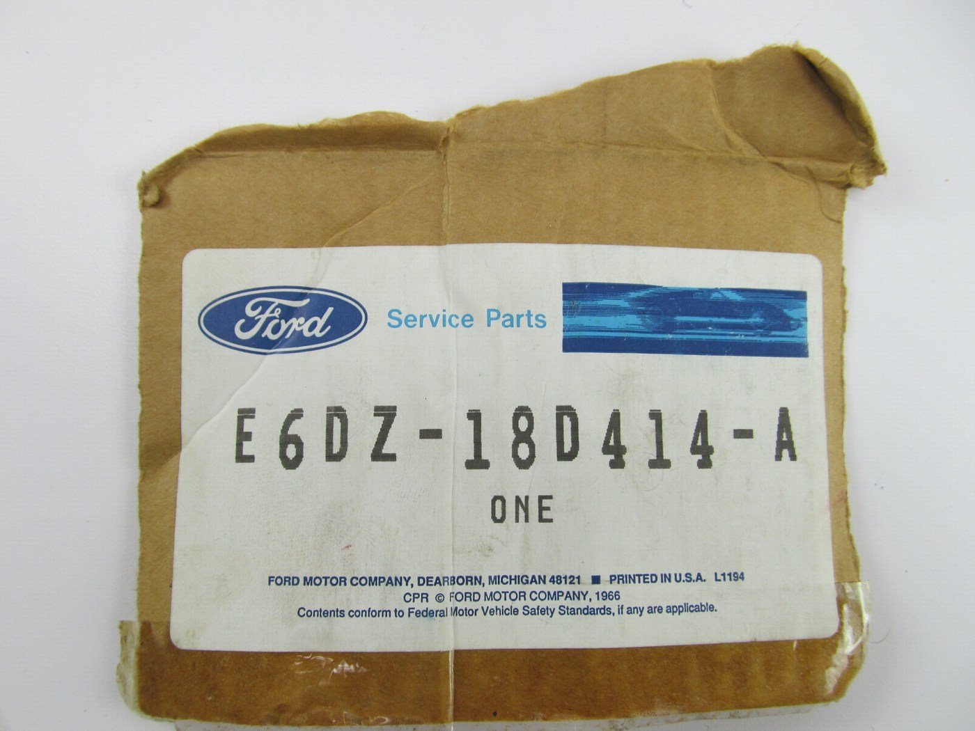 NEW GENUINE OEM Ford E6DZ-18D414-A Heated Windshield Glass Relay 86-88 Taurus
