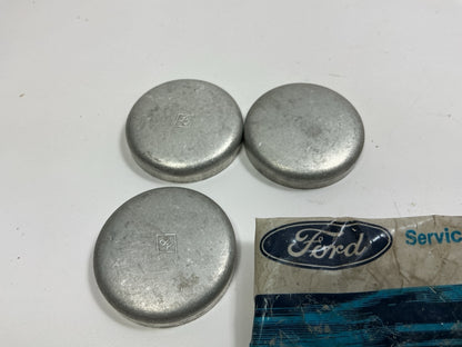 (3) NEW - OEM Ford E6DZ-6026-C Steel Cup Freeze Expansion Plug, 1-41/64''