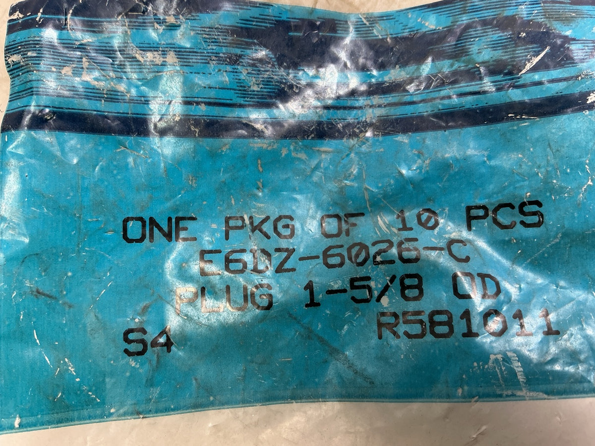 (3) NEW - OEM Ford E6DZ-6026-C Steel Cup Freeze Expansion Plug, 1-41/64''