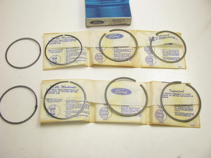 DOES (2) PISTONS - OEM Ford 3.0L OHV VULCAN 0.030'' Over Size Engine Piston Rings
