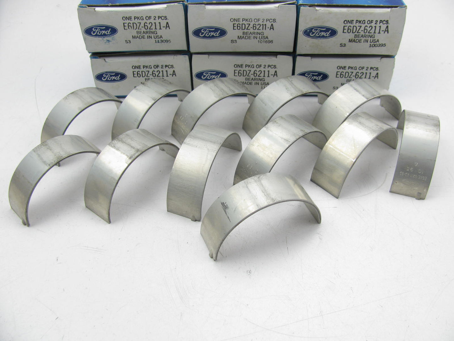 Ford E6DZ-6211-A Connecting Rod Bearings Set - STANDARD - 1986-2000 3.0L Vulcan