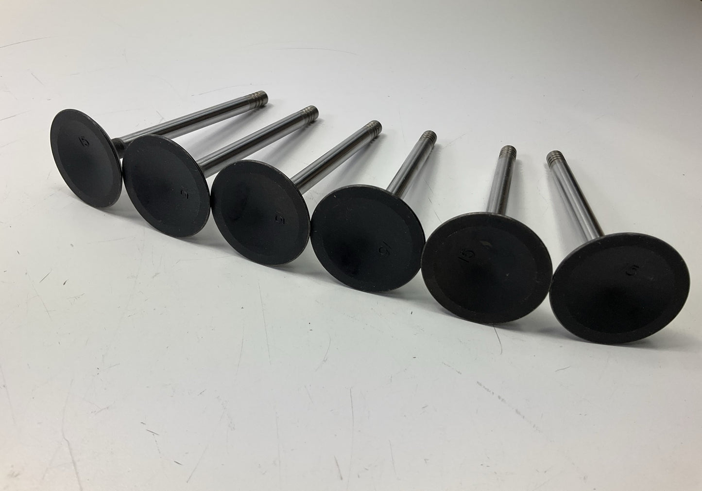 (6) NEW - OEM Ford E6DZ-6507-B Engine Exhaust Valve .015'' 1986-2007 3.0L-V6 OHV