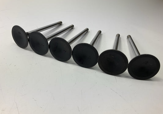 (6) NEW - OEM Ford E6DZ-6507-B Engine Exhaust Valve .015'' 1986-2007 3.0L-V6 OHV