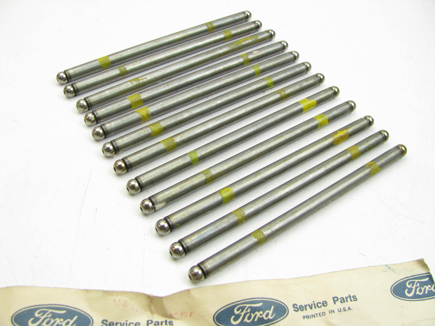 (12) NEW - OEM Ford E6DZ-6565-A Engine Push Rods For 1986-1992 3.0L-V6