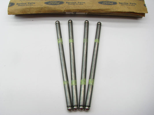 (4) NEW GENUINE OEM 86-92 Ford 3.0L OHV VULCAN Engine Push Rods E6DZ-6565-A