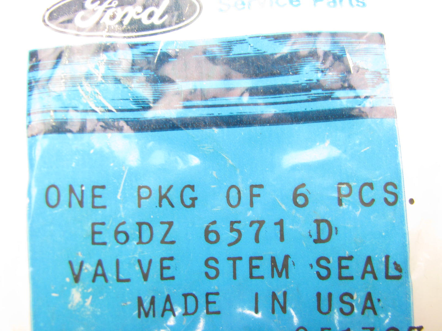 (6) NEW - OEM Ford E6DZ-6571-D Intake Valve Stem Seals 1986-1994 3.0L