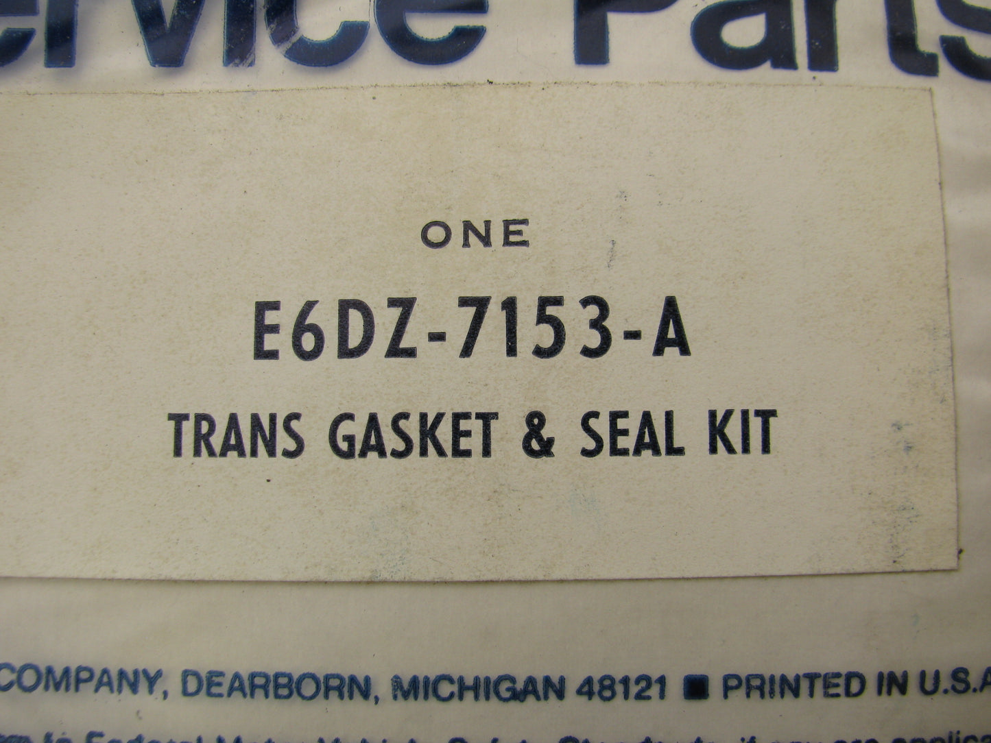 Ford OEM E6DZ-7153-A Automatic Transmission Gasket & Seal Kit 1986-1989 AXOD