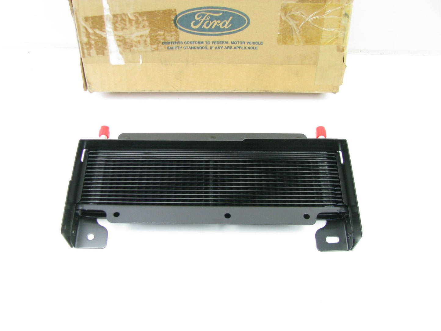 NEW OEM Ford Universal Oil Cooler, 5/16'' Barbed Hose Fittings, 10''x5''x1''