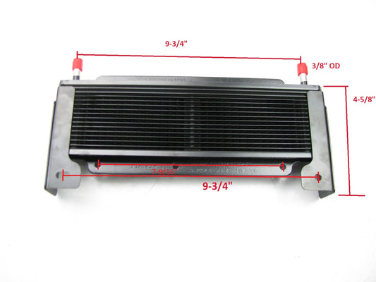 NEW OEM Ford Universal Oil Cooler, 5/16'' Barbed Hose Fittings, 10''x5''x1''