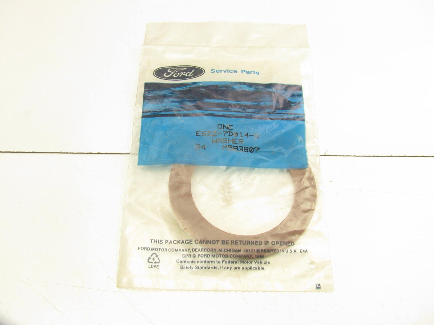 Ford E6DZ-7D014-D Stator Intermediate Housing Thrust Washer .080'' 1981-1994 AXOD