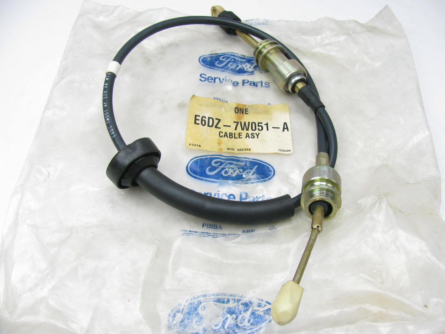 NEW - OEM Ford E6DZ-7W051-A Manual Transmission Shift Cable 1986 Taurus MT5