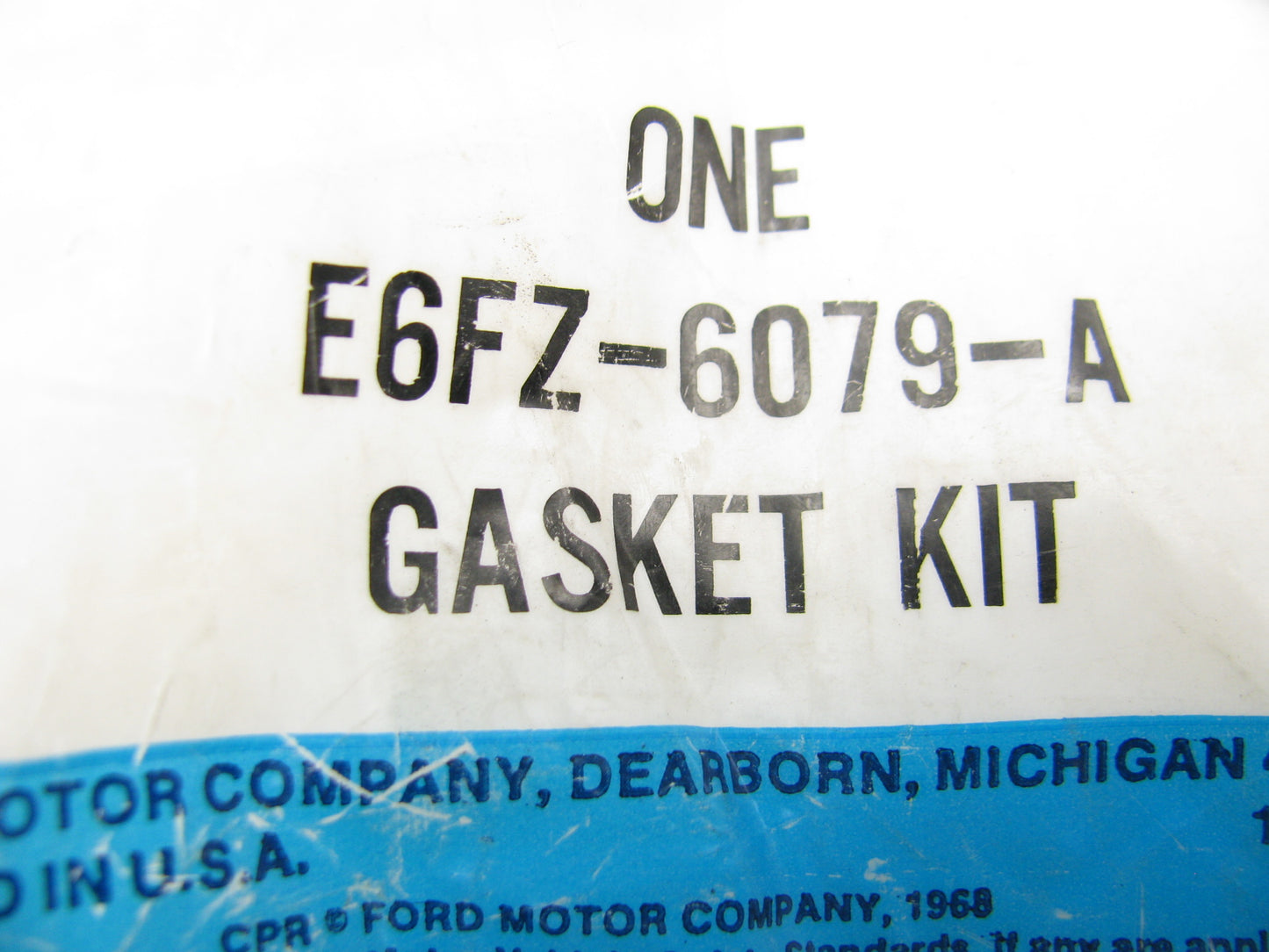 NEW - OEM Ford E6FZ-6079-A Cylinder Head Gasket Set 1985-1990 Ford Mercury 1.9L