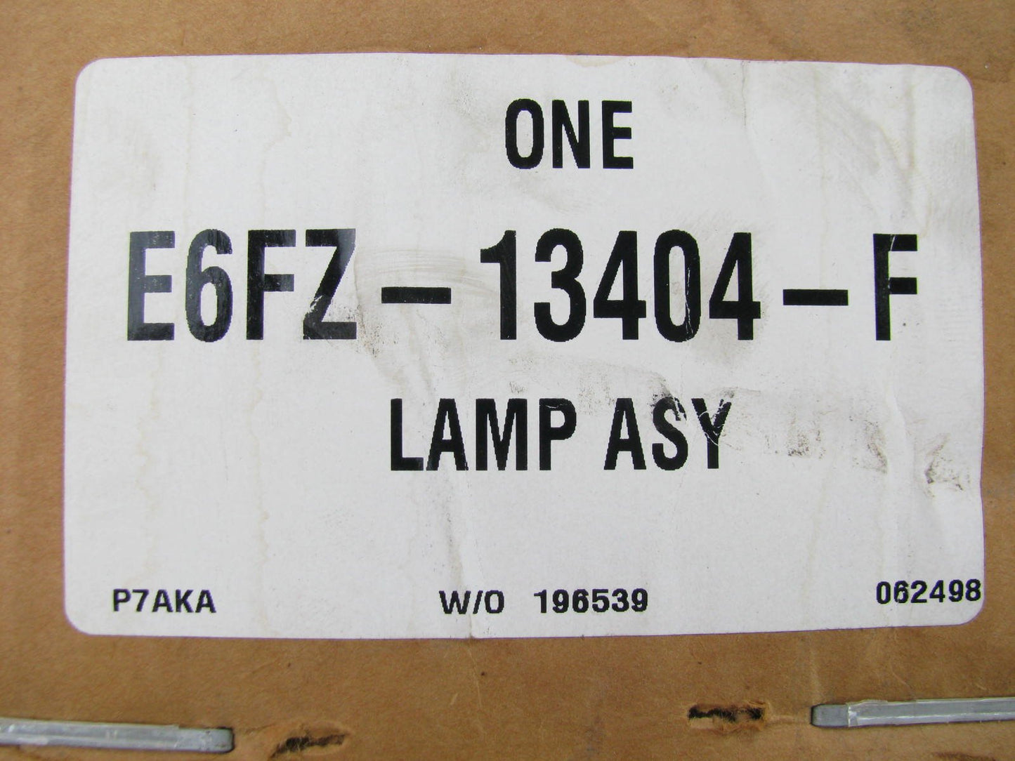 NOS OEM Rear Tail Lamp Light Right Passengers For 1985-90 Ford Escort E6FZ13404F