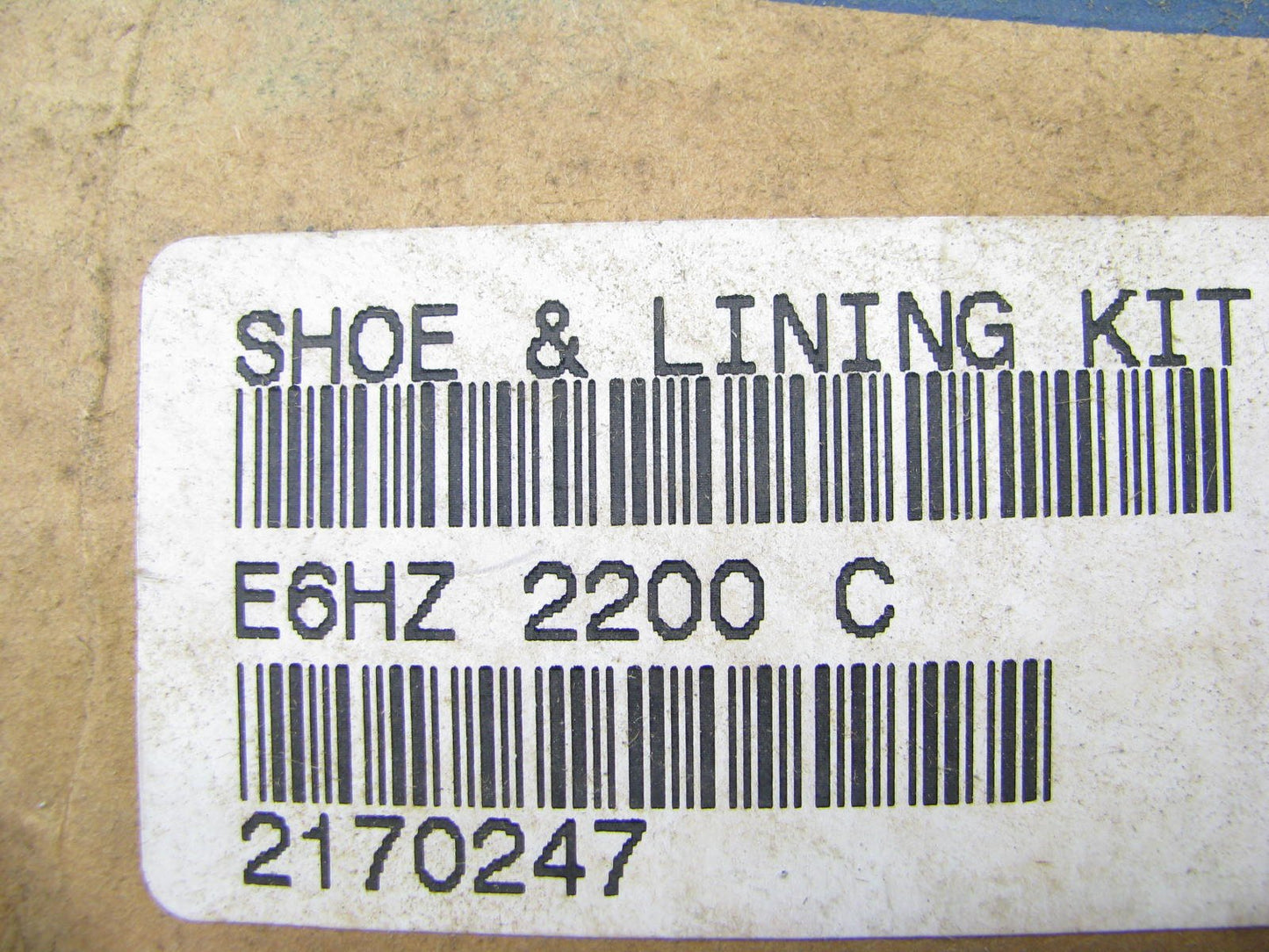 NEW GENUINE OEM Ford E6HZ-2200-C Heavy Duty Truck Rear 15x6'' Brake Shoes
