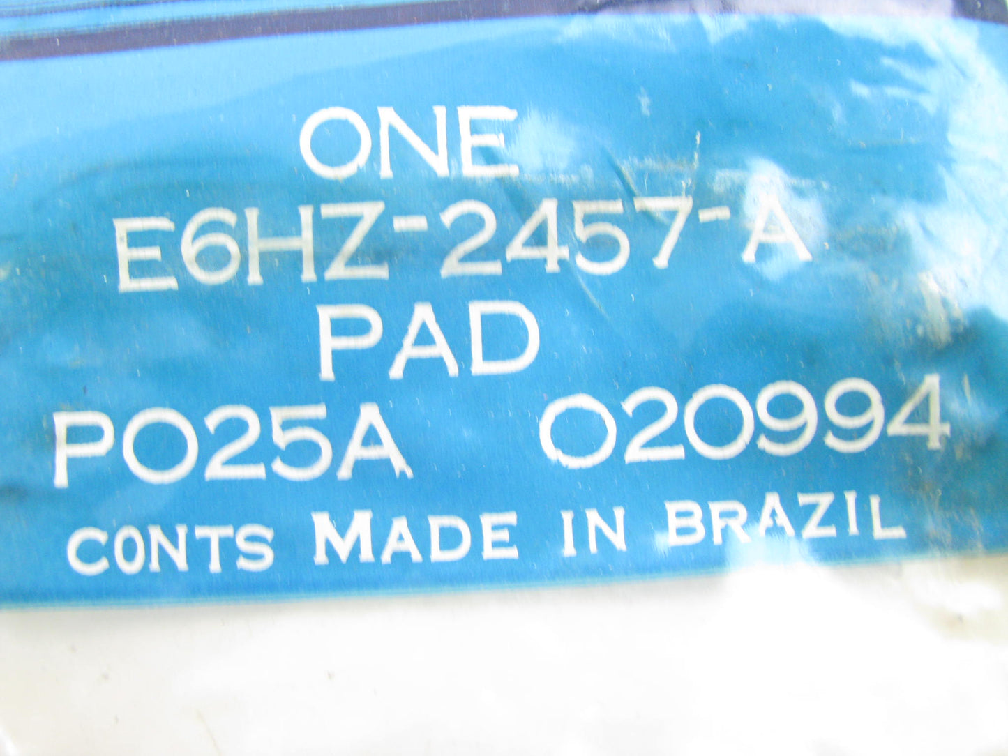 NEW - OEM Ford E6HZ-2457-A Brake / Clutch Pedal Pad For 1986-1994 CF6000 CF7000