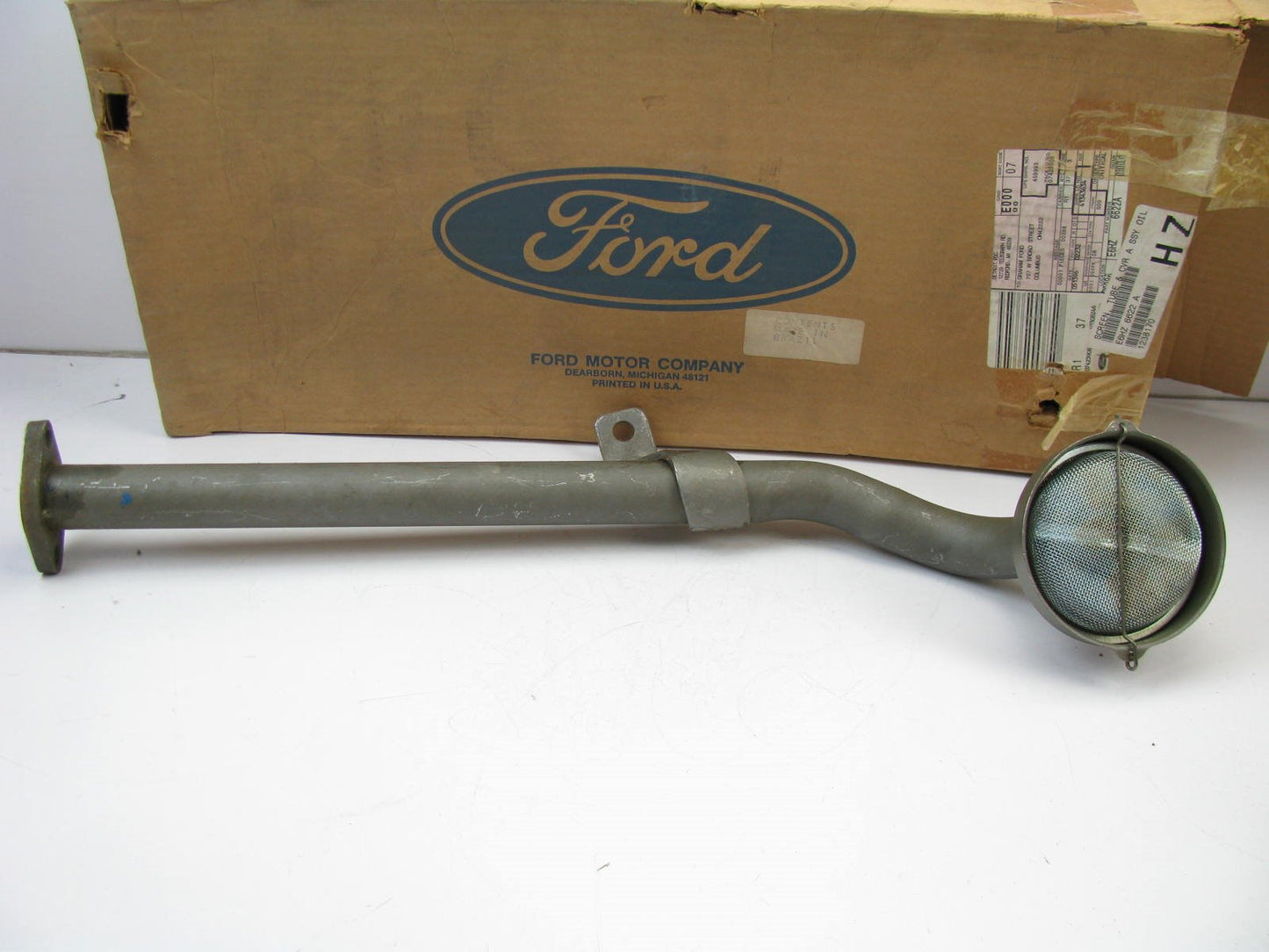 NOS OEM Ford E6HZ-6622-A Oil Pump Pickup Tube W/ Screen