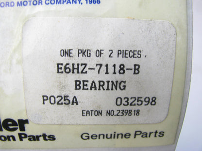 (2) NEW GENUINE OEM Ford E6HZ-7118-B Manual Trans 1st  First Gear Bearings