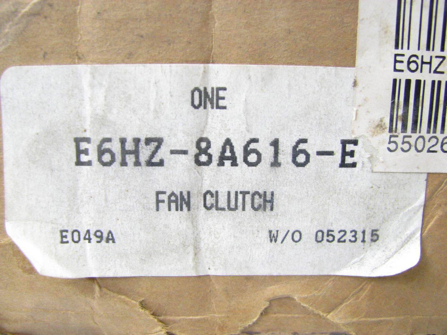 NOS OEM 1986-up Ford Medium Heavy Truck Fan Clutch E6HZ-8A616-E E5HT-GA CASTING