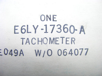 NOS OEM Ford E6LY-17360-A Tachometer Gauge - 1986 Lincoln LSC MARK VII 6K