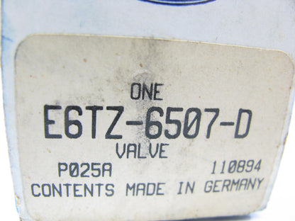 (6) NEW - OEM Ford E6TZ-6507-D Engine Intake Valve 1986-1992 2.9L Cologne V6