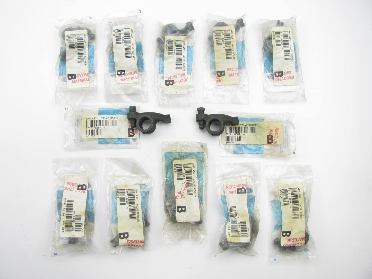 (12) NEW - OEM Ford E6TZ-6564-A Engine Rocker Arm 1984-1992 2.8L 2.9L