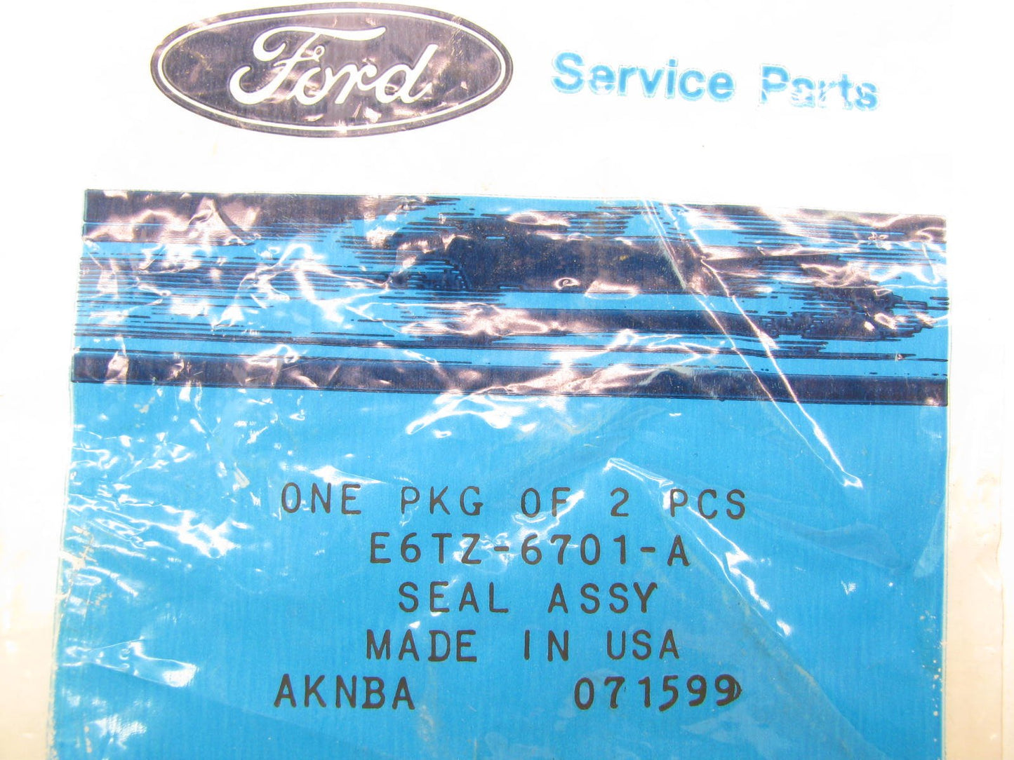 NEW - OEM Ford E6TZ-6701-A Engine Crankshaft Seal Kit Rear Main Seal