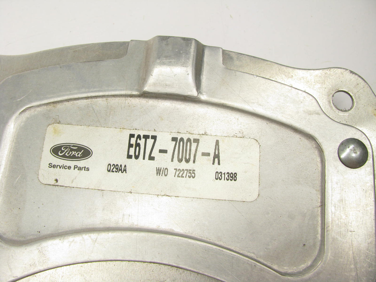 NEW - OEM Ford E6TZ-7007-A Engine Rear Plate 1983-1992 2.8L. 2.9L-V6 C5 A4LD