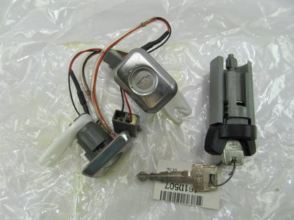 1986-1987 Lincoln Continental Ignition Lock Cylinder + 2 Door Locks E6VY5422050B