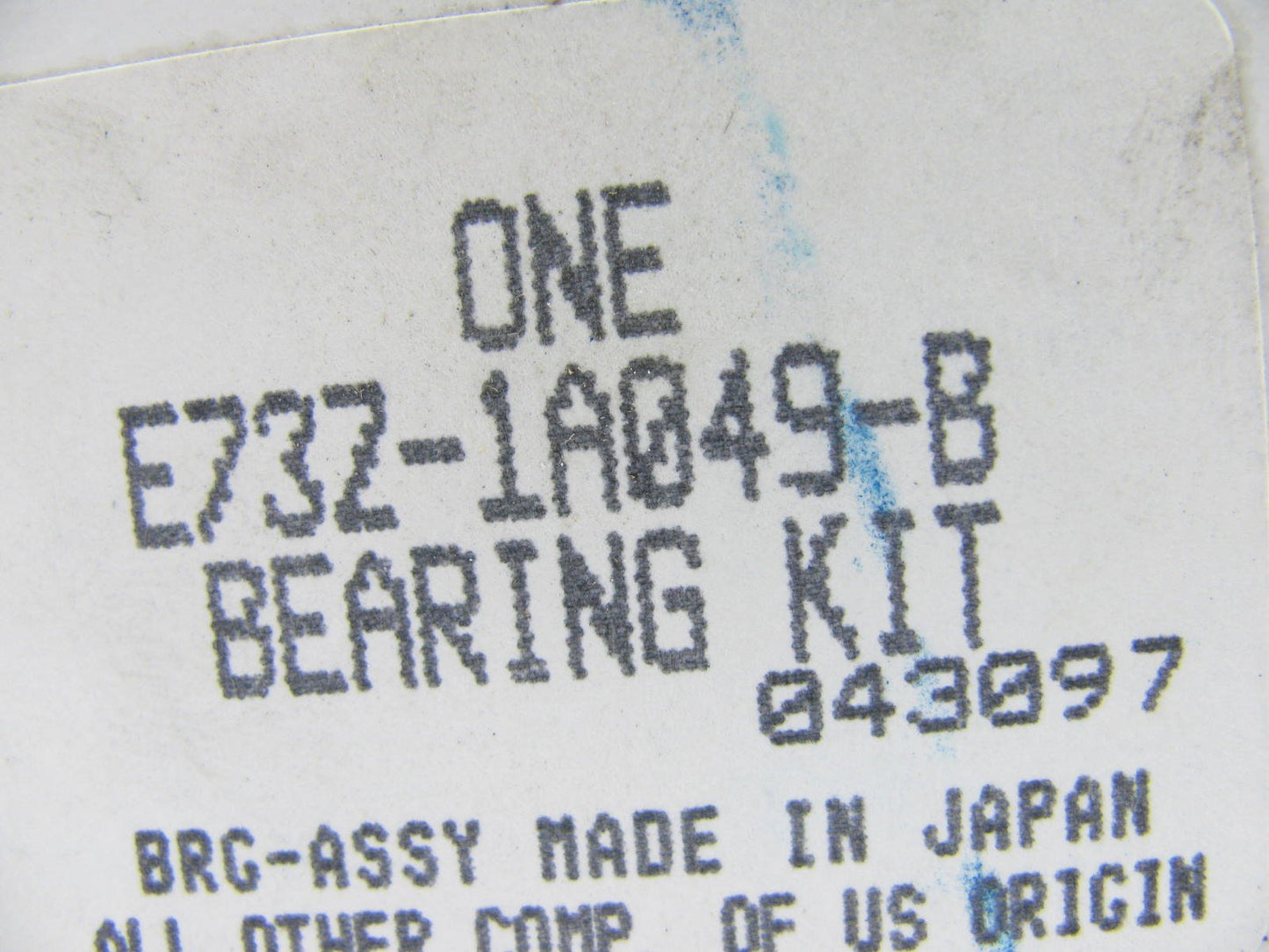 NEW - OEM Ford E73Z-1A049-B Rear Wheel Bearing 1987-1991 Ford Tempo