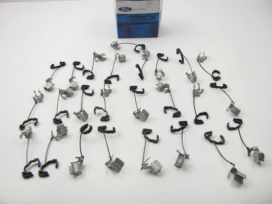 FORD FUEL LINE CLIP AND TETHER LOT OF 25 PCS - OEM Ford E7AZ-9A317-A