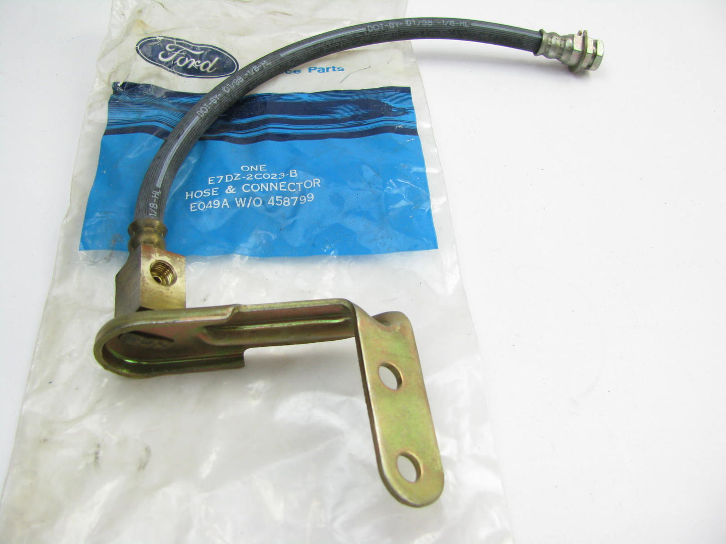 NEW - OEM Ford E7DZ-2C023-B Rear Left Brake Hydraulic Hose 1986-95 Taurus Sable