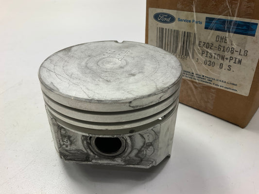 NEW - OEM Ford E7DZ-6108-LB Engine Piston .030'' 1986-1990 Taurus 2.5L-L4