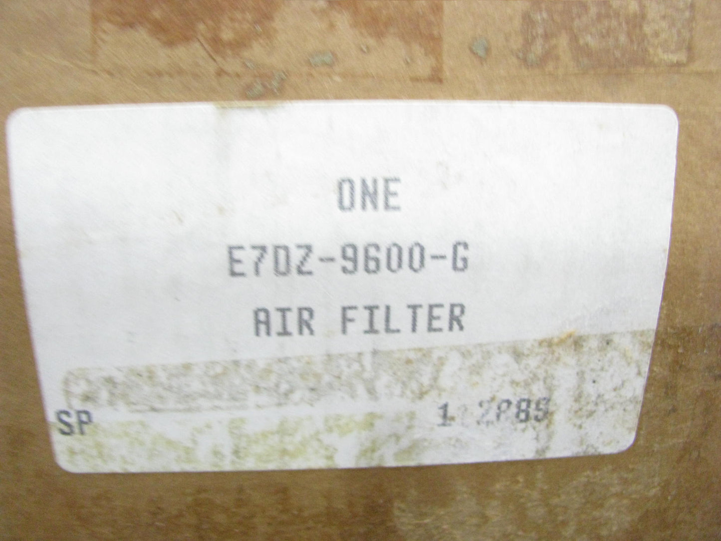 NEW - OEM Ford E7DZ-9600-G Air Cleaner Assembly 1987 Taurus 2.5L-L4 W/ AT & A/C