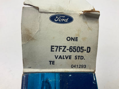 (4) NEW - OEM Ford E7FZ-6505-D STD Exhaust Valve - Standard 1987-1989 1.9L CFI