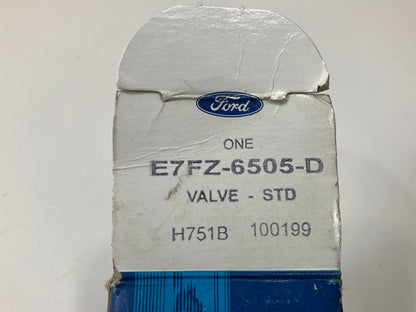 NEW - OEM Ford E7FZ-6505-D STD Exhaust Valve - Standard 1987-1989 Ford 1.9L CFI