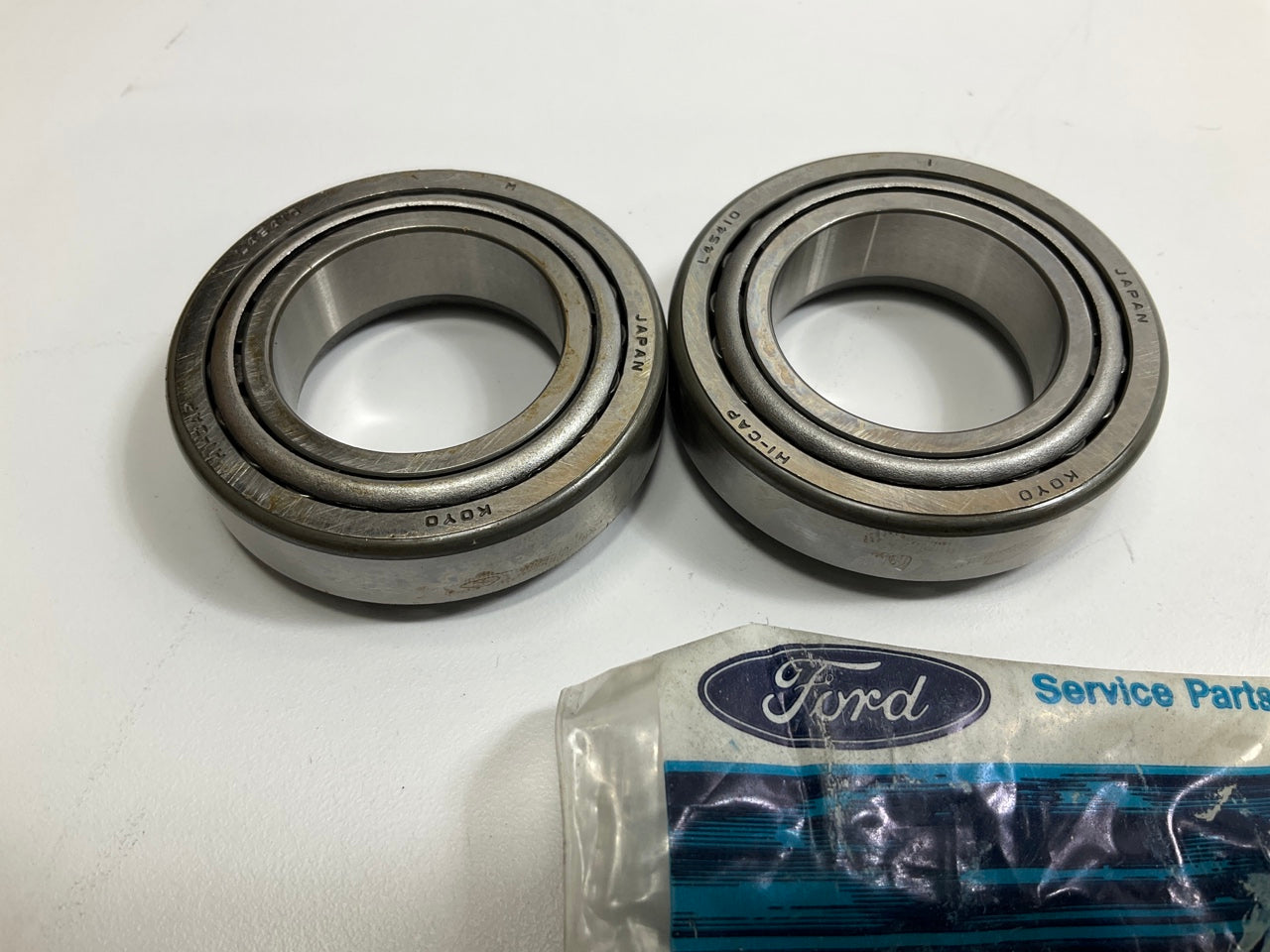 (2) NEW - OEM Ford E7GZ-1244-A Rear Inner Wheel Bearings - Koyo L45449