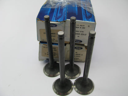 (4) NEW - OEM Ford E7GZ-6505-A Engine Exhaust Valve 1986-1989 1.6L-L4