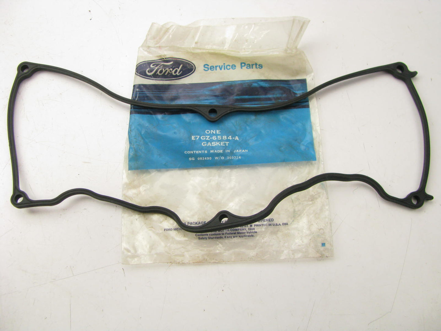 NEW - OEM Ford E7GZ-6584-A Engine Valve Cover Gasket 1988-1993 Festiva 1.3L