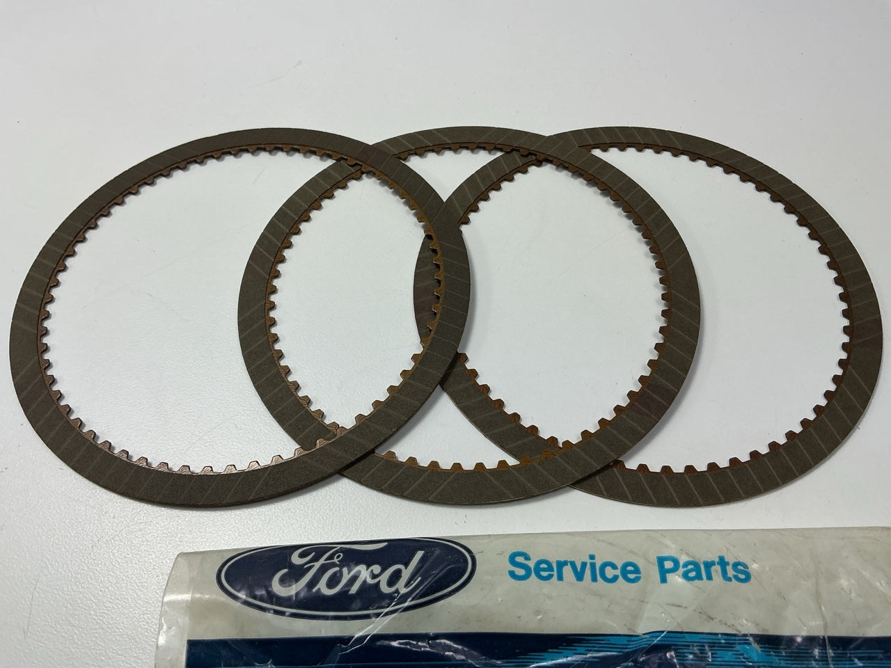 (3) Ford E7GZ-7B164-C Auto Trans Reverse Clutch Friction Disc, 88-89 Tracer ATX