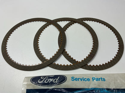 (3) Ford E7GZ-7B164-C Auto Trans Reverse Clutch Friction Disc, 88-89 Tracer ATX