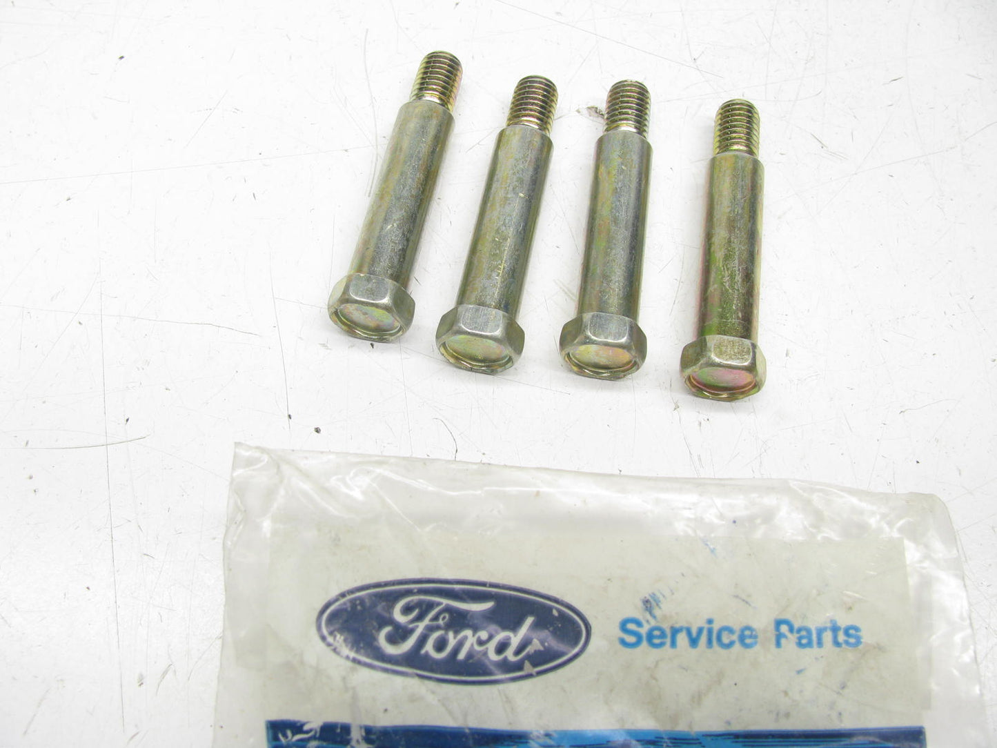 (4) NEW Ford E7GZ-7K104-A Transmission Gearshift Lever Clamp Bolt, Festiva MTX