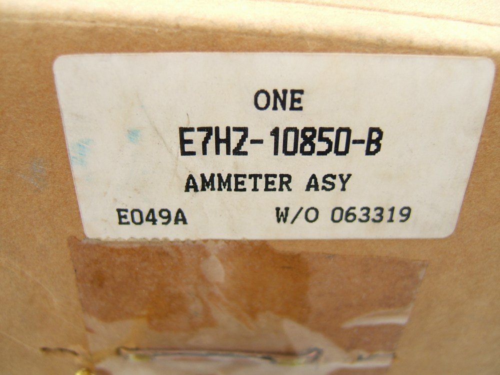NEW OEM Ford Medium Heavy Truck Ammeter Alternator Amp Gauge E7HZ-10850-B