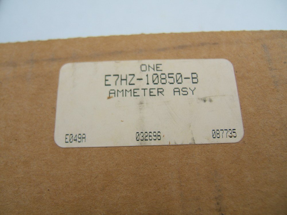 NEW OEM Ford Medium Heavy Truck Ammeter Alternator Amp Gauge E7HZ-10850-B