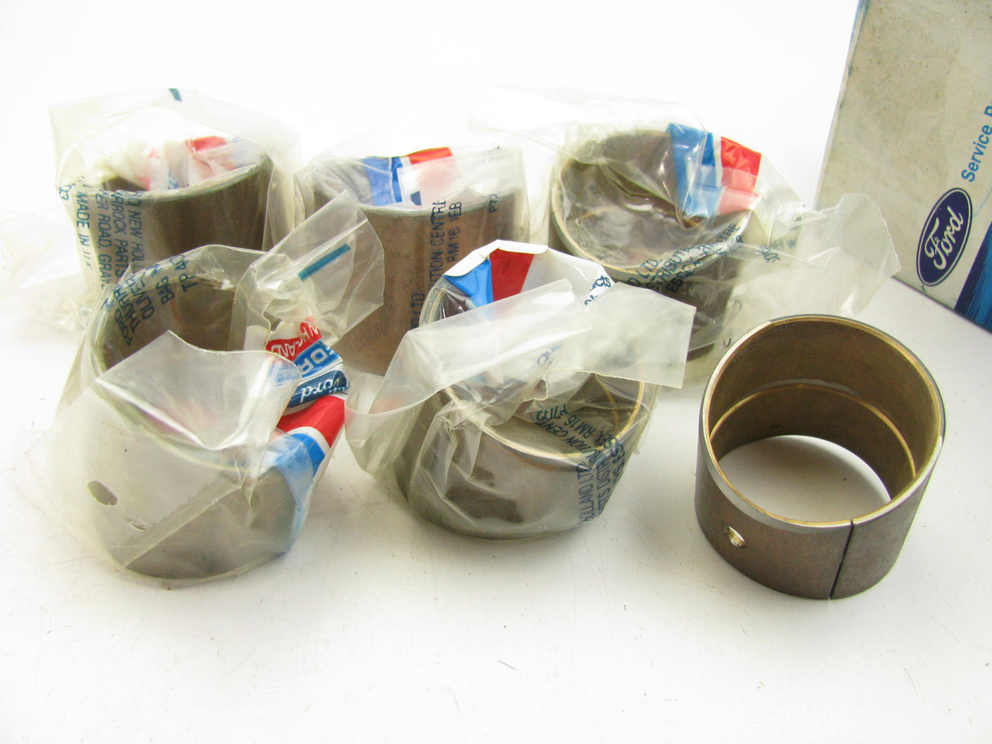 (6) NEW - OEM Ford E7HZ-6207-C Piston Pin Bushing 1987-1994 6.6L-L6 FTO Diesel