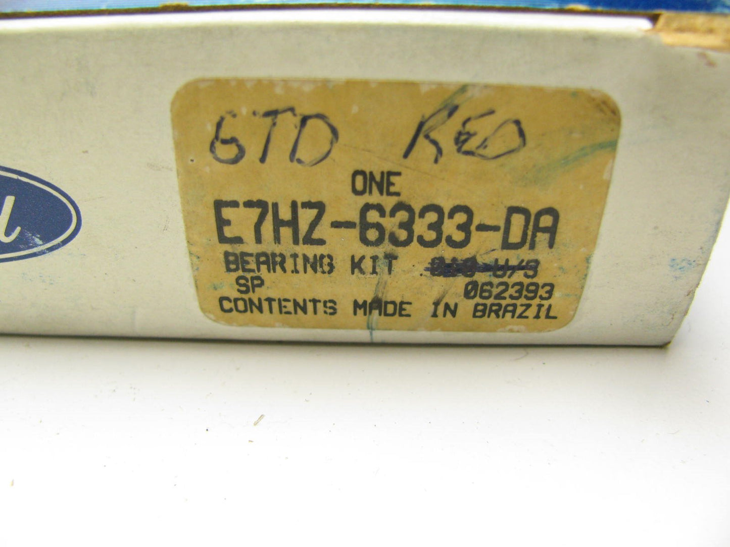 NEW - OEM Ford E7HZ-6333-DA Upper Main Bearing .010'' 86-94 6.6L 7.8L FTO Diesel