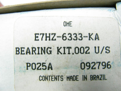 NEW - OEM Ford E7HZ-6333-KA Lower Main Bearing .002'' 86-93 6.6L 7.8L FTO Diesel