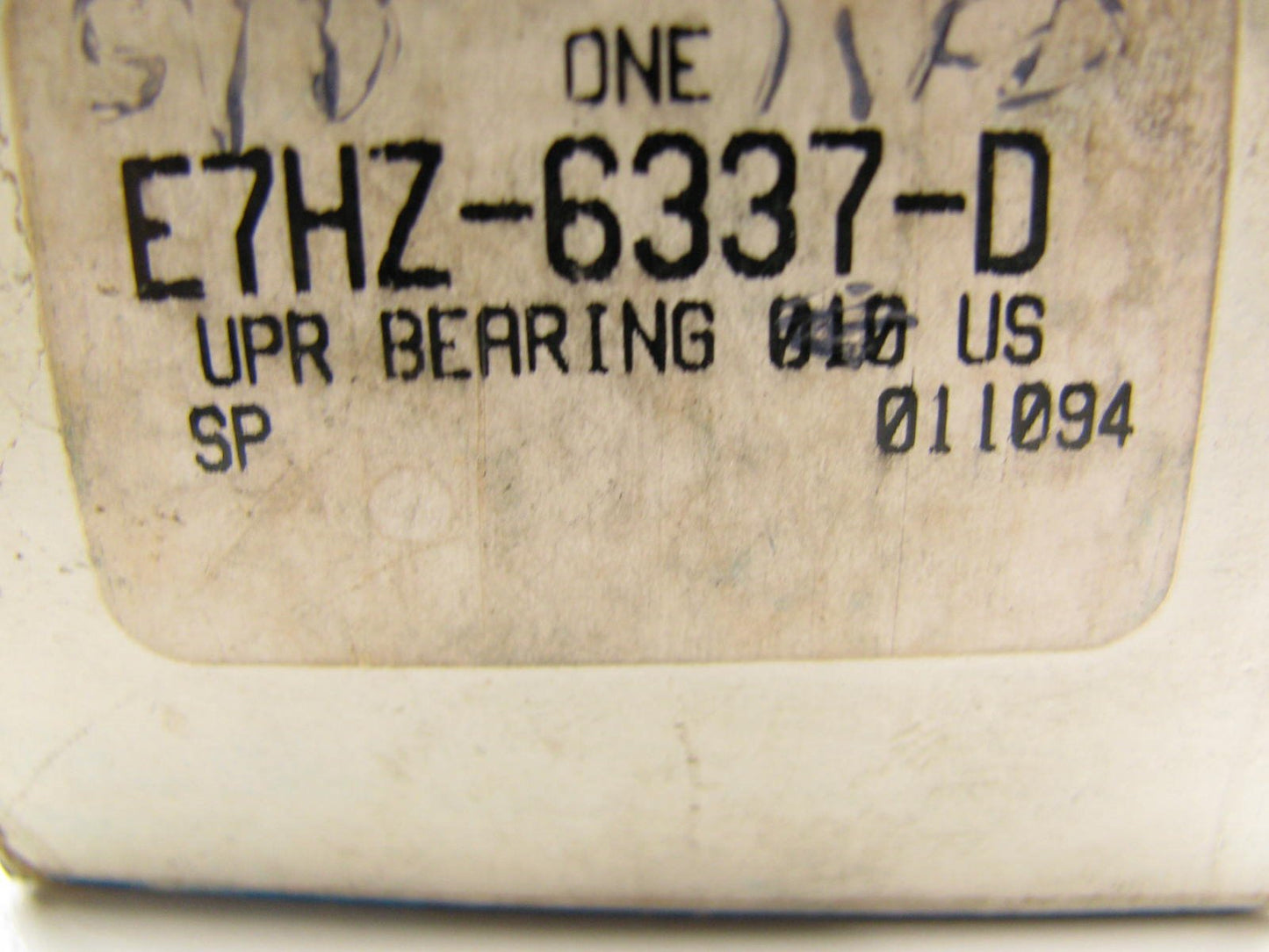 NEW - OEM Ford E7HZ-6337-D Upper Engine Main Bearing .010'' 6.6L 7.8L FTO Diesel