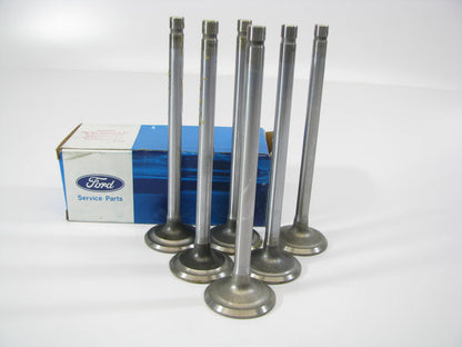 (6) NEW - OEM Ford E7HZ-6505-A Engine Exhaust Valve 1987-94 6.6L 7.8L FTO Diesel