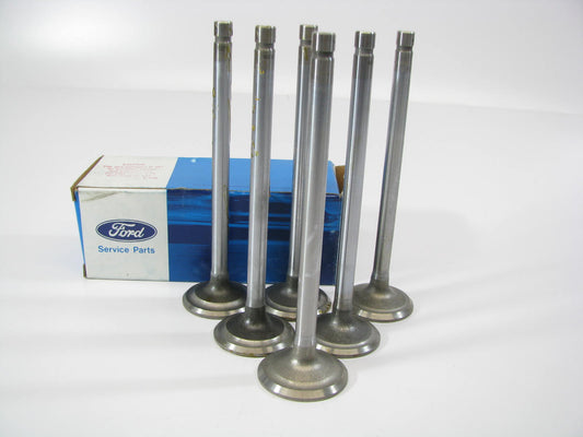 (6) NEW - OEM Ford E7HZ-6505-A Engine Exhaust Valve 1987-94 6.6L 7.8L FTO Diesel
